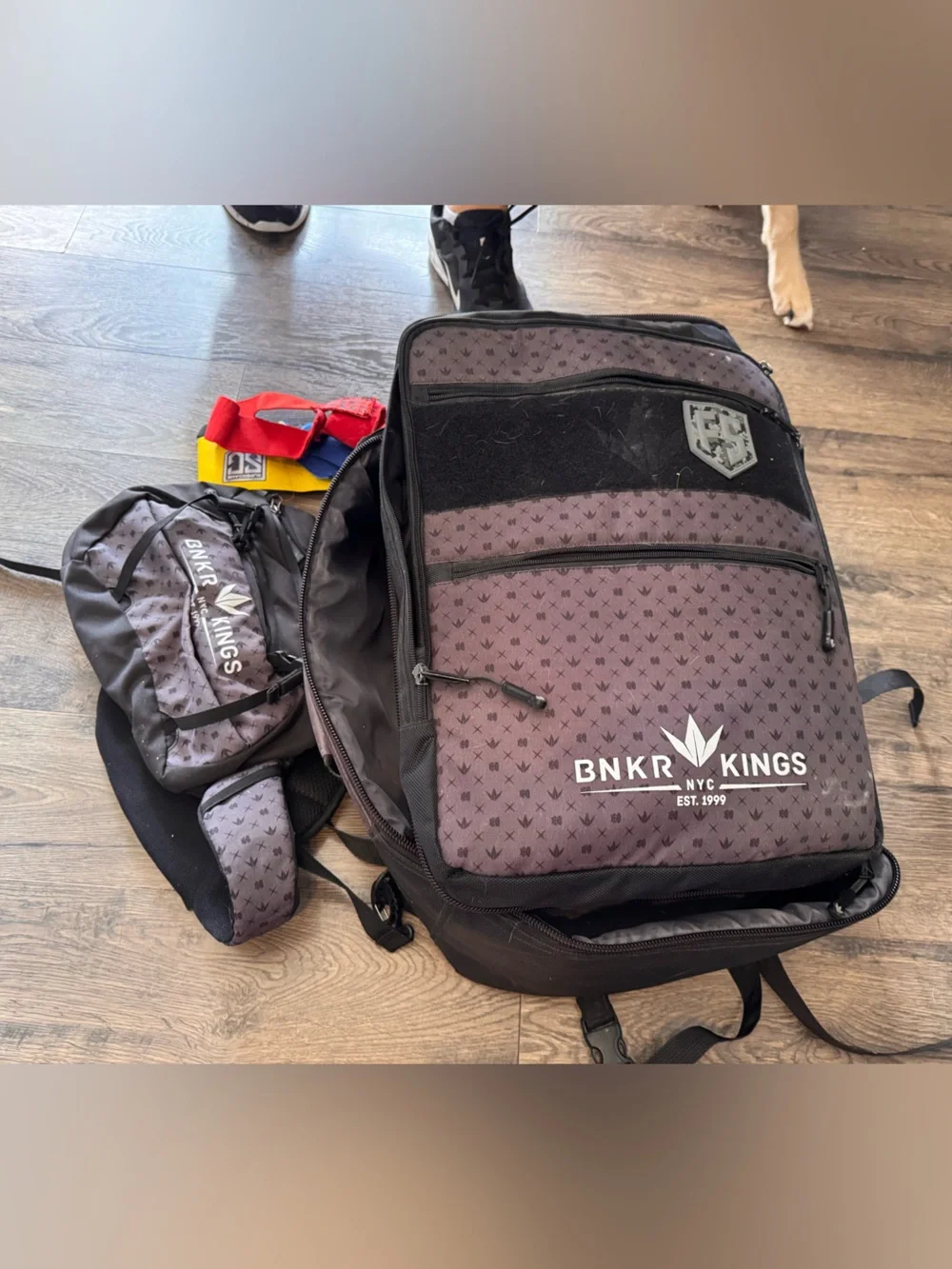Bunker Kings Supreme Paintball Backpack w/satchel bag